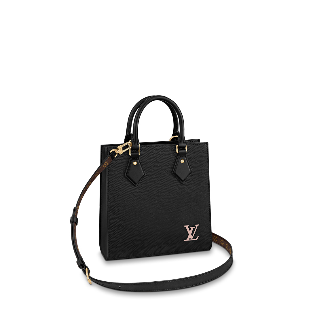 Louis Vuitton SAC PLAT BB Handbag Epi Leather M58660 Black